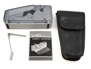 V40 Handy Bill Counter With Battery Tube Machine For Cash/Banknote Paper Portable Money Counting Equipment