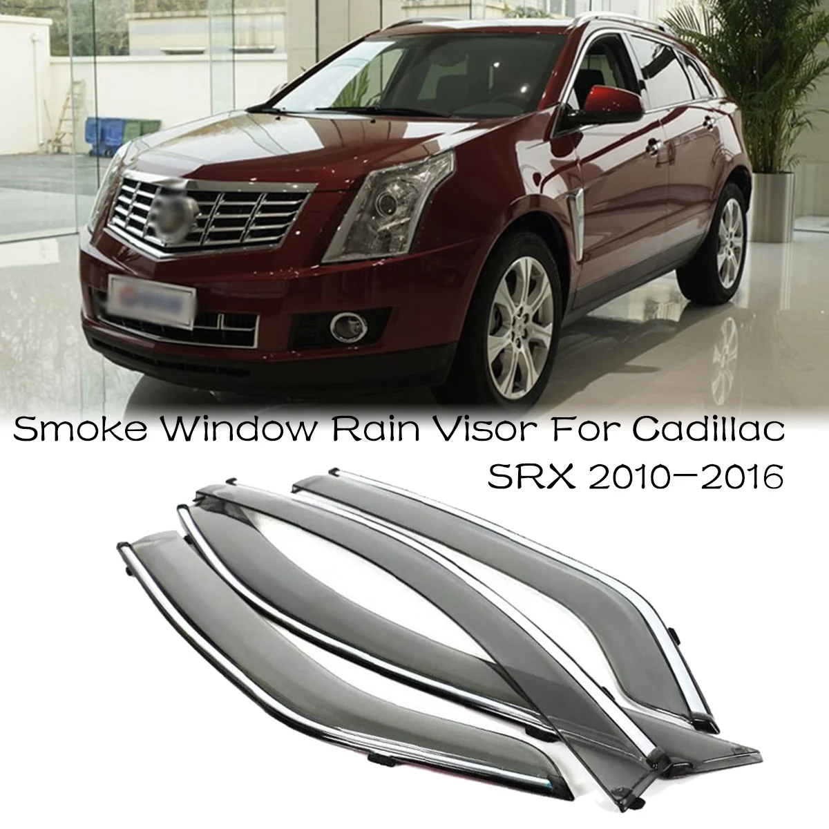 4 шт. дефлекторы для боковых окон Cadillac SRX 2010 2016|shield|shield visorshield deflector |