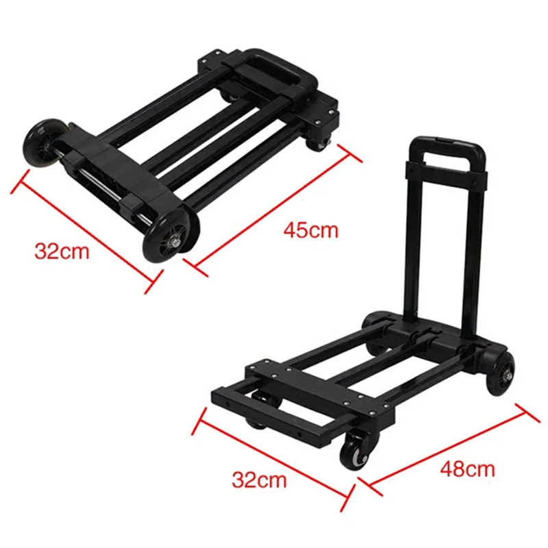 ALWAYSME Light & Portable Baby Child Car Seat Travel Carts Stroller Trolley With Four Wheels,Cart Only ,Not Include ISO FIX Belt