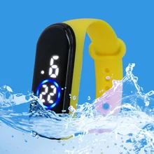 Montre de sport pour enfants, montre bracelet de sport, étanche, Ultra léger, pour garçons et filles, unisexe, 2021 