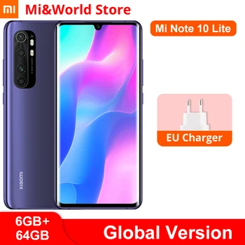 

Global Version Xiaomi Mi Note 10 Lite 6GB 64GB Smartphone Snapdragon 730G 6.47″ AMOLED Screen 64MP Quad Camera 5260mAh NFC