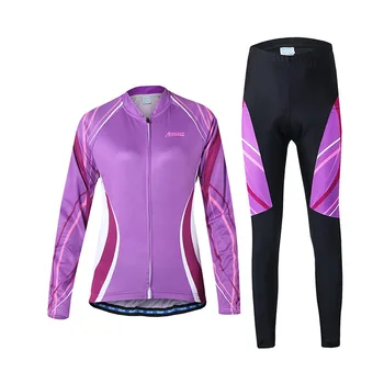 

Set Tops+pants High waist Women Ladies Road MTB Bike Bicycle Sweat absorption