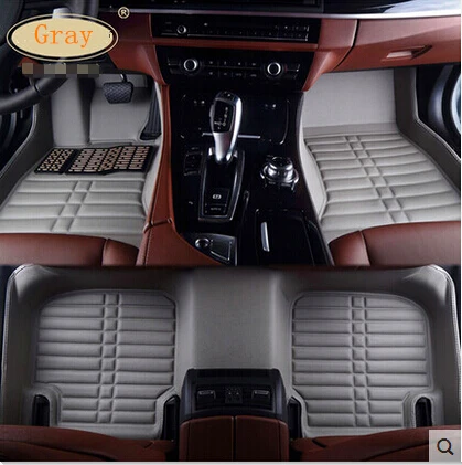 

No Odor Full Covered Special Car Floor Mats for BMW 525i GT 2015 Wear-resisting Durable Waterproof Non-slip Carpets