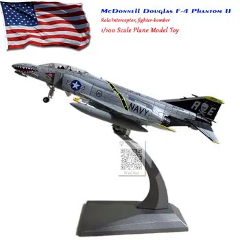 

3pcs/lot WLTK 1/100 Scale Military Model Toys F-4 Phantom II VF-84 Jolly Rogers Fighter Diecast Metal Plane Model Toy