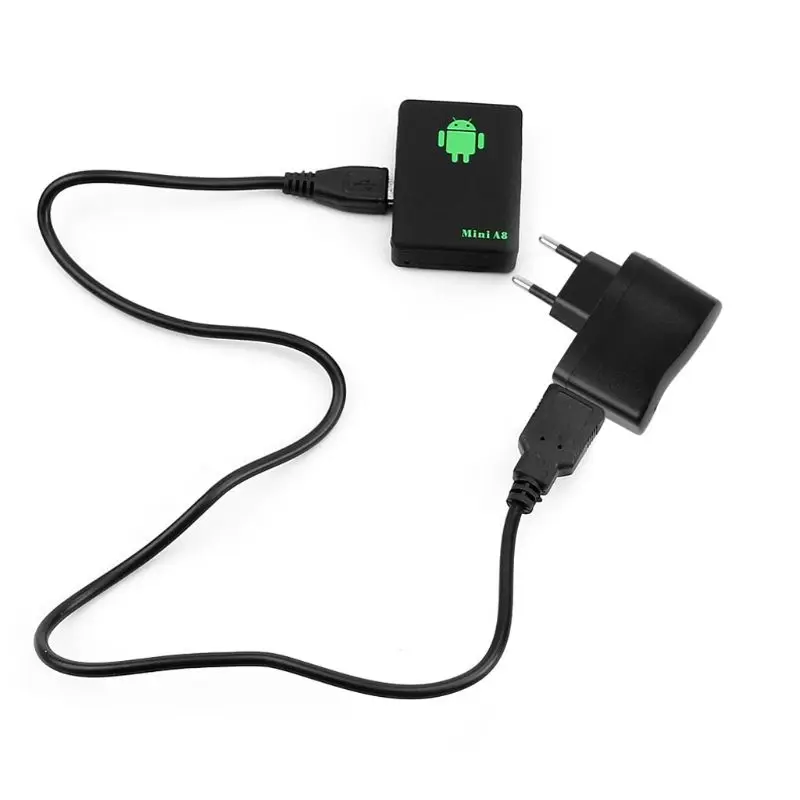 Мини ЕС Plug Global A8 локатор в режиме реального времени автомобиль дети слежения GSM/gps/GPRS трекер A6HE