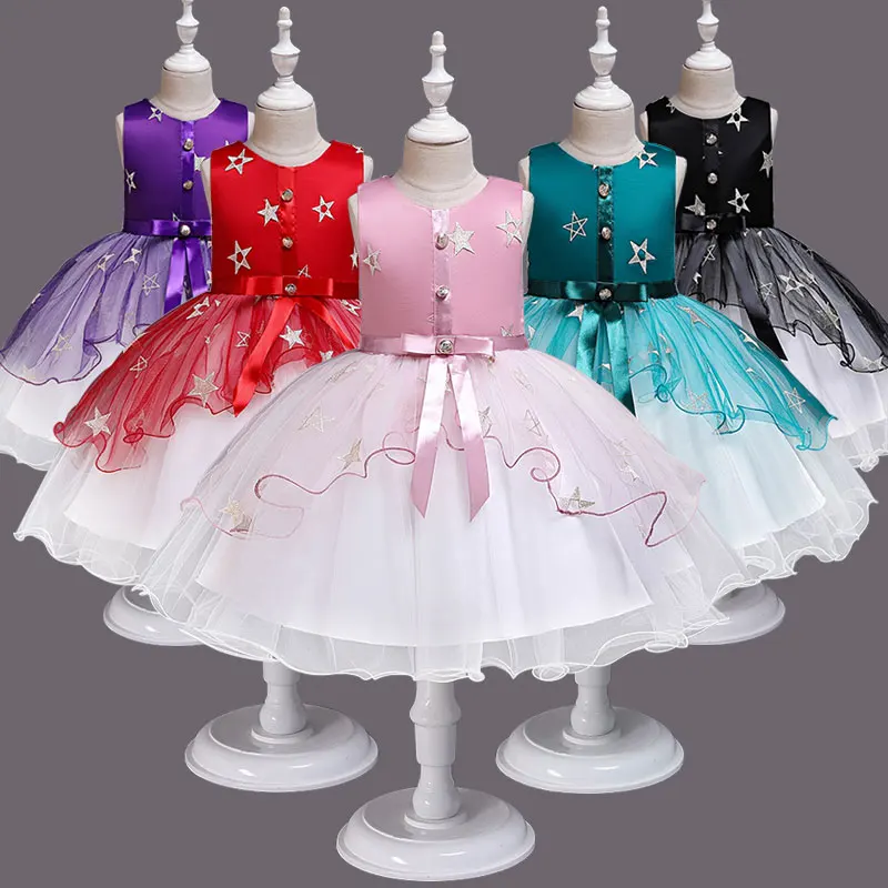 Г.; высококачественное платье для девочек; модное платье принцессы; темно-синие детские сетчатые платья для вечеринки, дня рождения, свадьбы; детская одежда с юбкой-пачкой