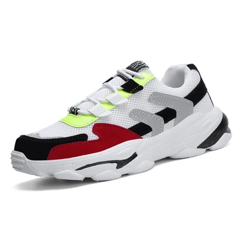 

2020 New Shoes Men Lightweight Breathable High Quality Men Sneakers Casual Trianers Non-slip Male Shoes Plus Size Fashion