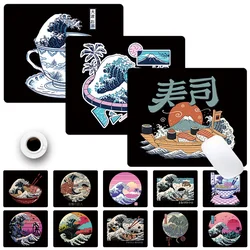 Computador portátil mousepad couro para computador portátil escritório almofada de mesa alta qualidade ratos esteira confortável mouse pad teclado gamer mouse almofadas
