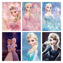 Disney 5D DIY Diamond Painting Aisha Princess Full Square/Round Rhinestone Embroidery Diamond Cross Stitch Kits Home Decoration