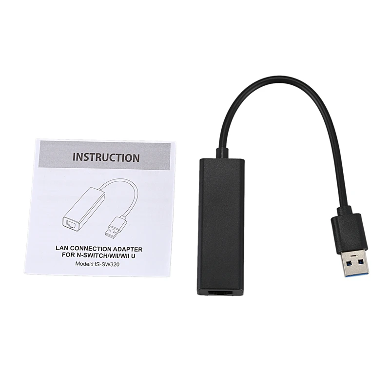 Сетевой адаптер Usb 3,0 Ethernet Rj45 10/100 Мбит/с для nintendo Switch, wii, wii U, Macbook, Mac Pro/Mini, Imac, Surface, notebook