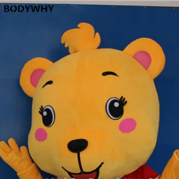 

Doll Mascot Cartoon Animal Plush Clothing Customized Costume Props of Little Walking Yellow Bear Outdoor Decorations Hot Sale AD
