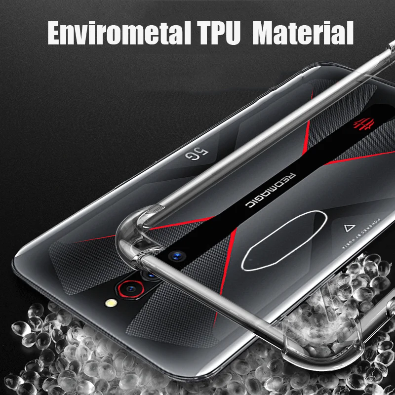 for ZTE Nubia Red Magic 5G Case Shockproof Full Protect Soft TPU