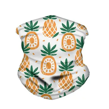 

HYCOOL New Pineapple Pattern Balaclava for Ladies Outdoor Climbing Running Face Cover Fashion Novel Magic Headband Scarf Masks