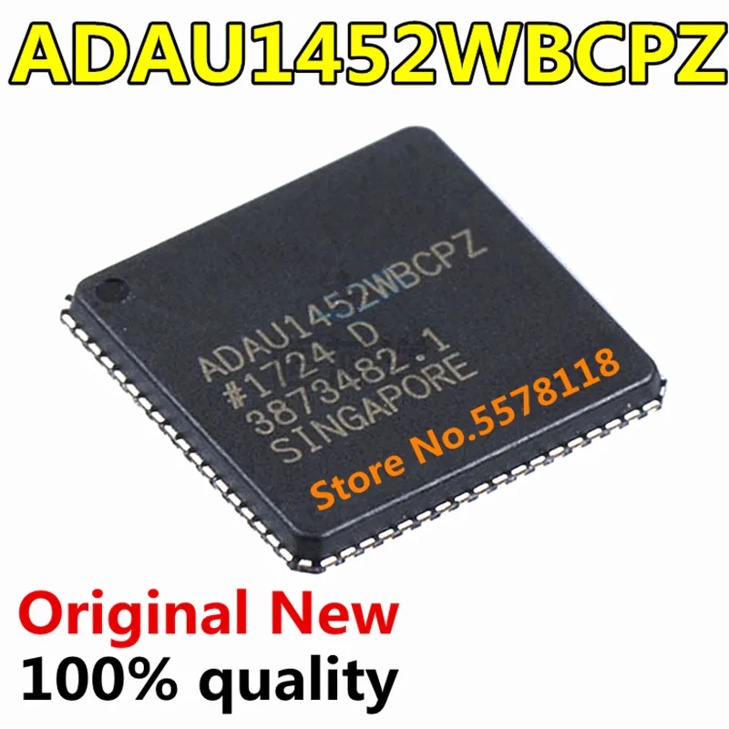 1 шт. новый оригинальный ADAU1452WBCPZ ADAU1452 ADAU1452WBCPZ-RL QFN-72 чипсет | Электронные компоненты