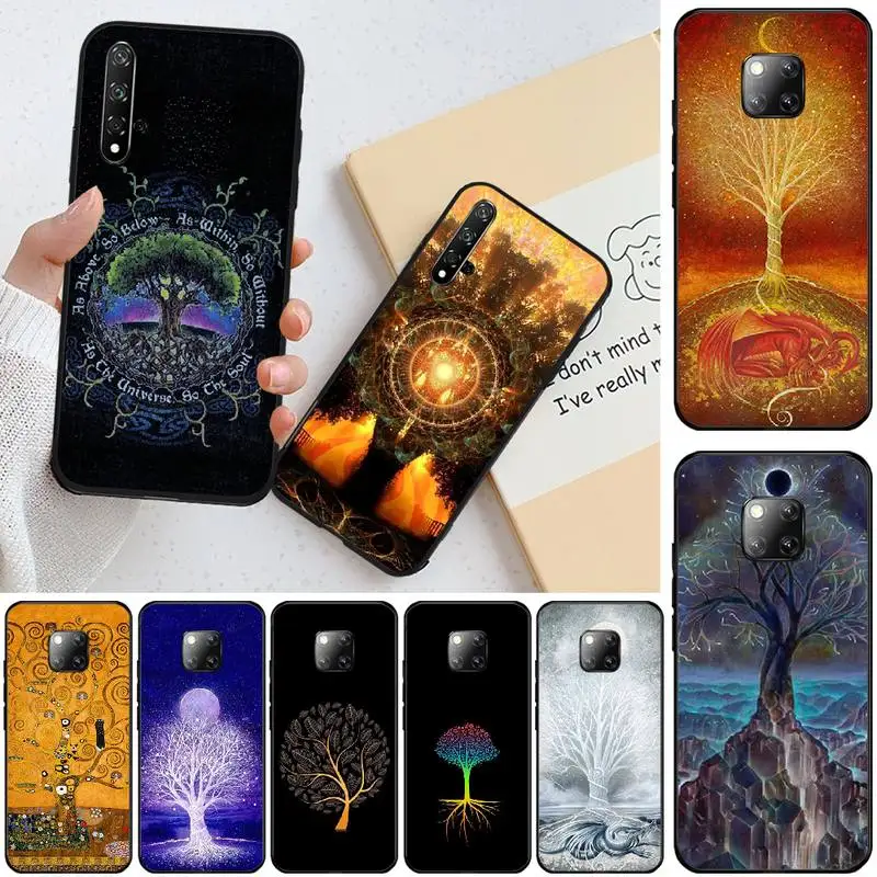 

ByLoving The Tree of Life pattern Customer High Quality Phone Case For Honor 20 20lite view20 7C 8C 7A 8A 10i 20i PLAY 9X Pro