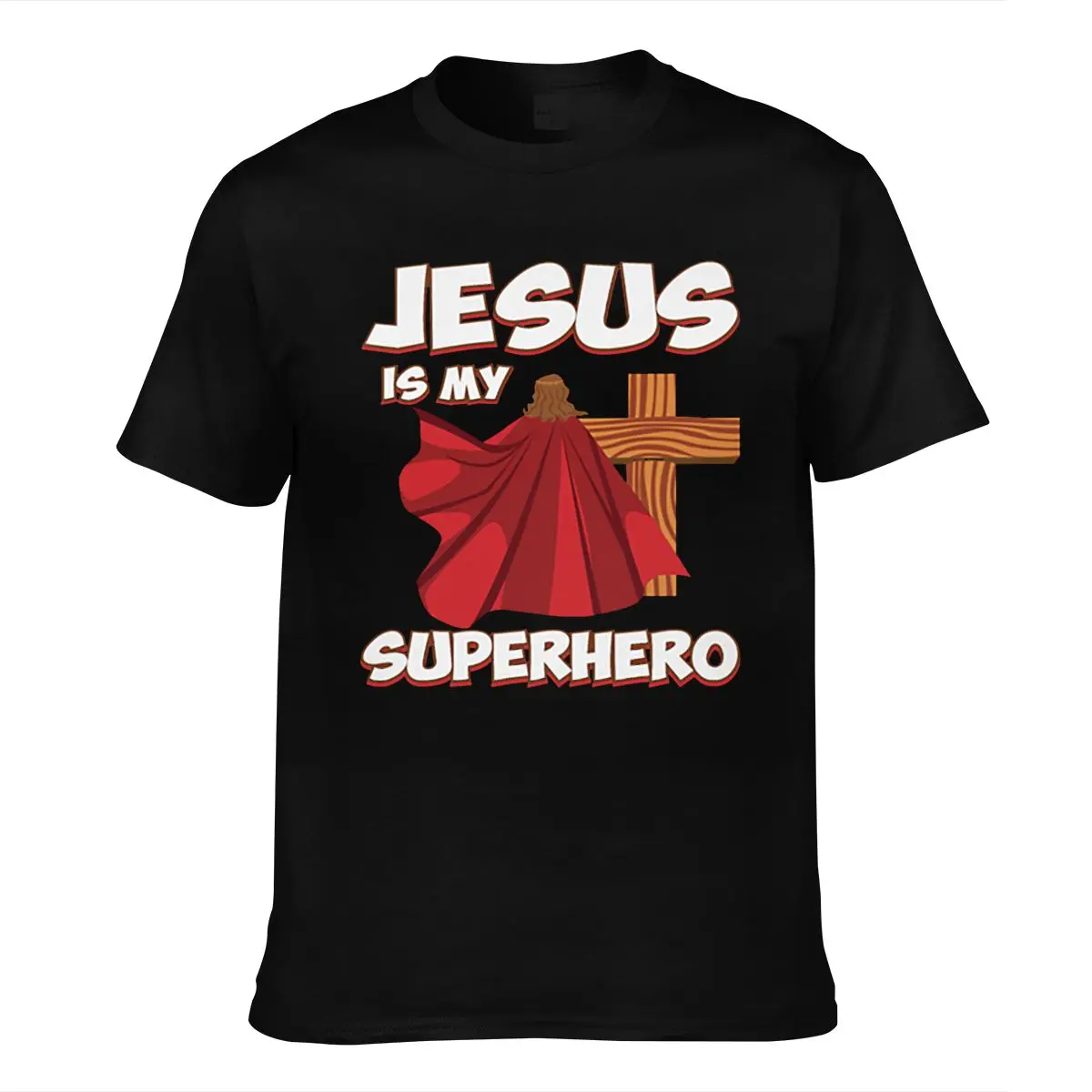 

Printing Funny Super Hero Jesus Christ Priest Quote Gift Mens T-Shirt Men's T Shirt Tshirt For Men Clothing Cool Hip Hop