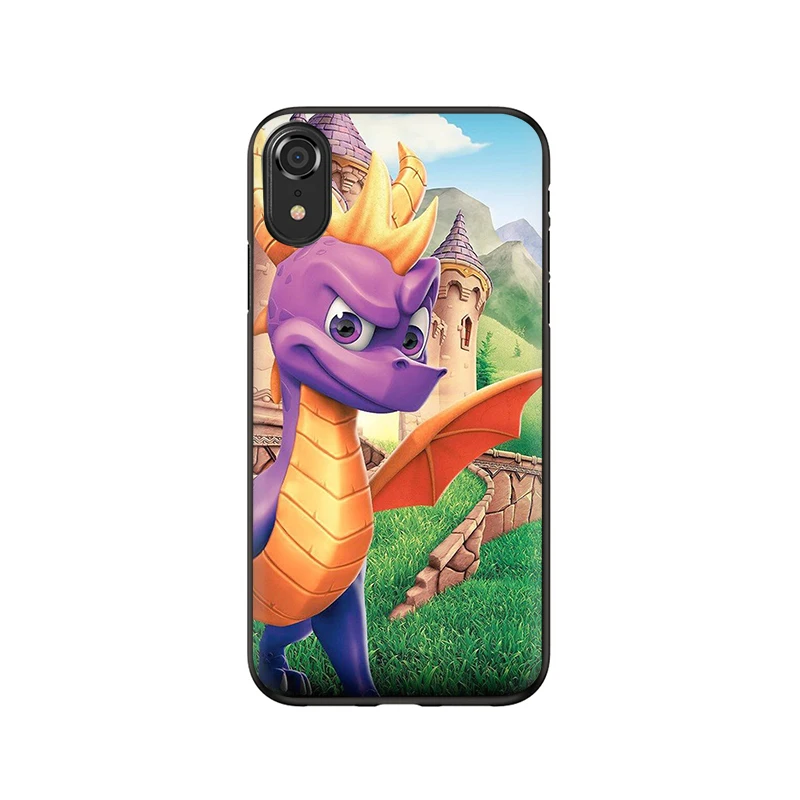Мягкий силиконовый чехол Spyro The Dragon для телефона iPhone 5 5S SE 6 6s 7 8 Plus X XR XS 11 Pro Max - Цвет: B2
