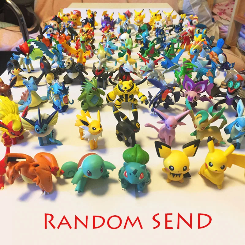

Takara Tomy Pokemon Random Send Styles Eevee Pika Squirtle Action Figure Toys Anime Figure Dolls Collection Gifts Toys for Kids