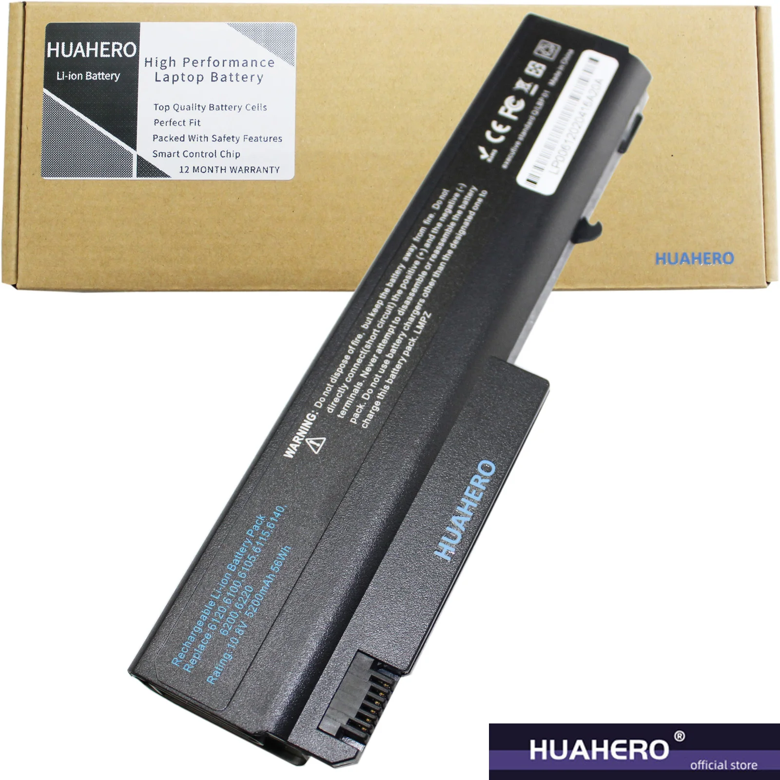 

HUAHERO Battery For Hp Compaq 6910p 6510b 6515b 6710b 6710s 6715b 6715s NC6100 NC6105 NC6110 NC6115 NC6120 nc6140 nc6200 nx6110