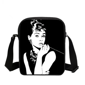 

Toddler Baby Messenger Bag Children Small Crossbody Purse Girls Audrey Hepburn Printing Fashion Women Handbag Kids Shoulder Bag
