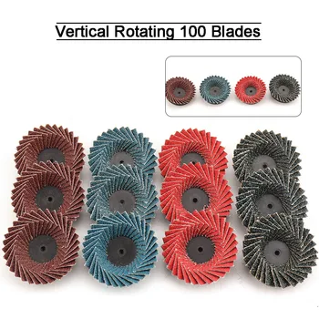 

4/8/12Pcs 2'' Flap Disc for Roloc Polishing Pad 51mm Zirconia/Ceramic Oxide Grinding Wheels Abrasive Tool 40/60/80Grit