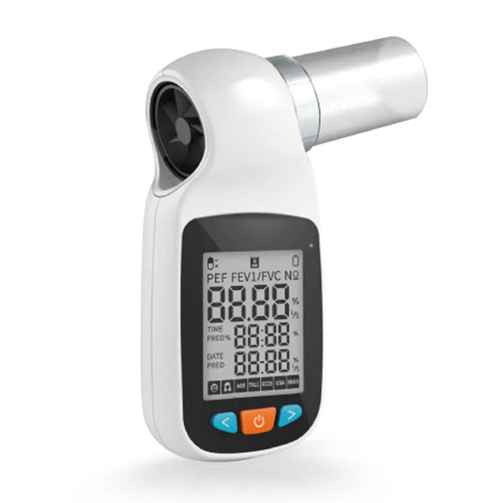 Spirometer Handheld Lung Function Testing Equipment Vital Capacity Portable Abs Monitor Home Use