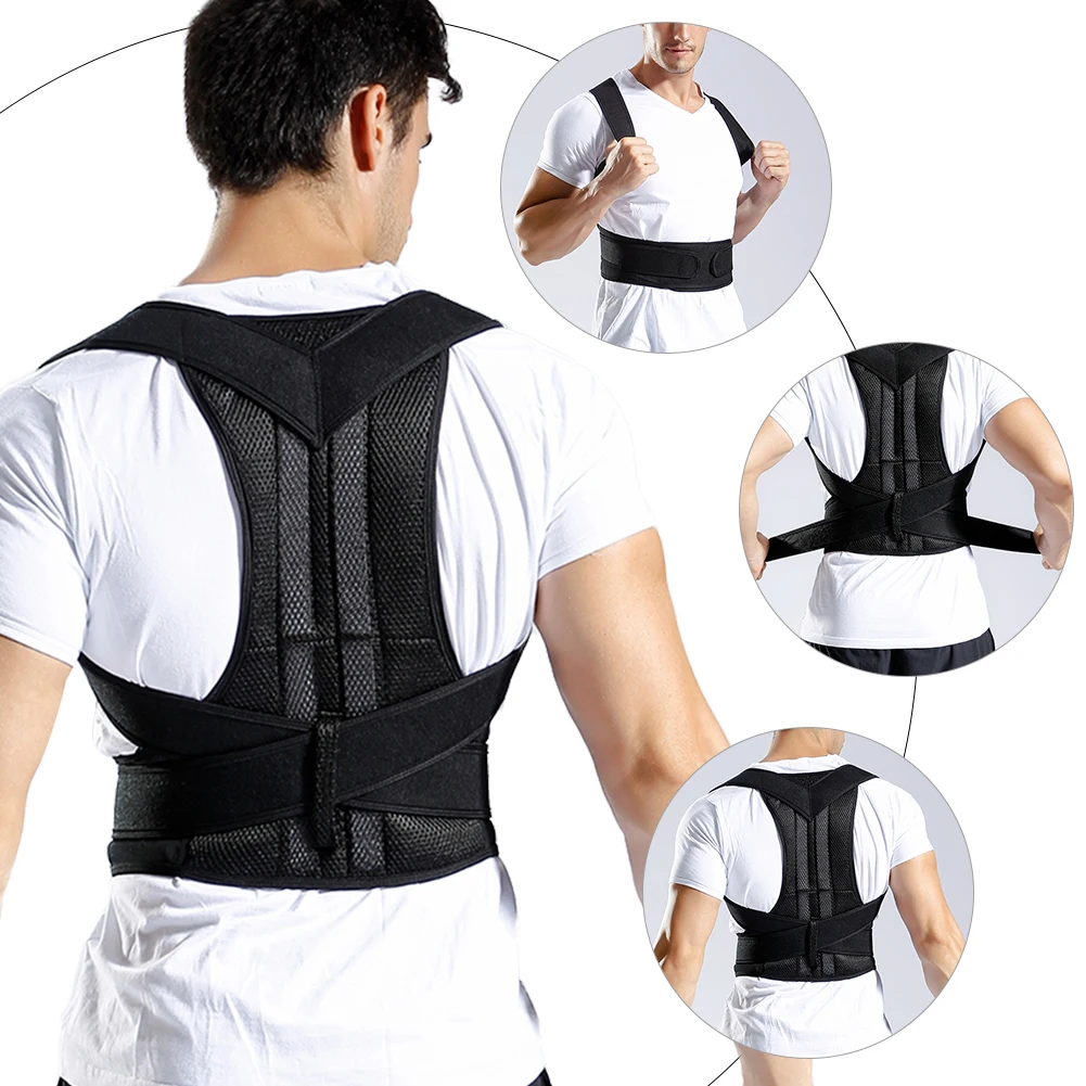 

Magnetic Therapy Posture Corrector Brace Shoulder Back Support Belt for Braces & Supports Belt Shoulder Posture US Stock