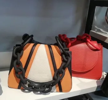 

2020 new wild chain small square bag diagonal fashion handbags