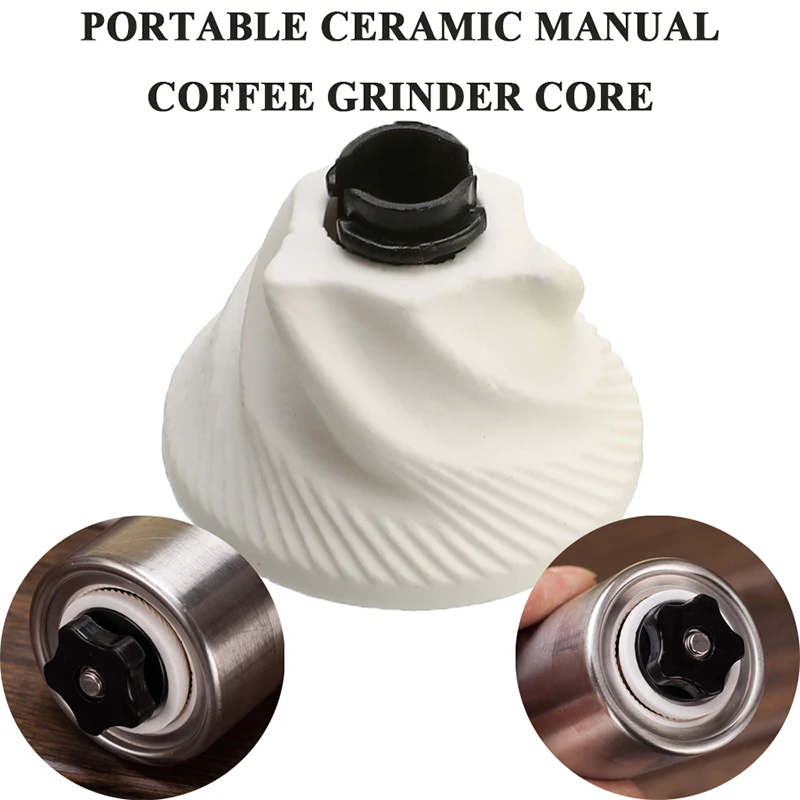 Регулируемый портативный керамический заусенец ручной шлифовальный кофемолка ядро для домашнего офиса рукоятка Bean мельница для перца кухонные инструменты