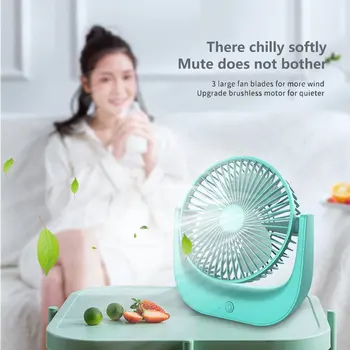 

Desktop Fan 3-Speed Mini Electric Fan Portable Dormitory Usb Fan Portable Sports Fan For Office For Home For Car
