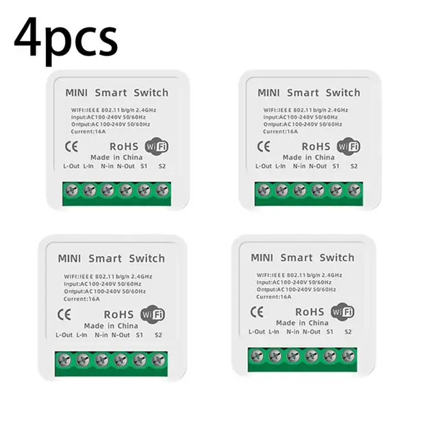 16a Mini Smart Wifi Diy Switch Supports 2 Way Control Smart Home Universal Module Works With Alexa Google Home Smart Life App Home Automation Modules Aliexpress
