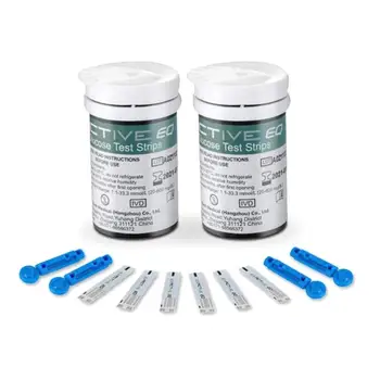 

Automatic blood glucose meter high contrast LCD display electrode strips quick and accurate test results 1 set