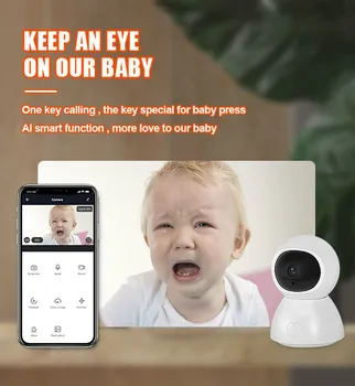 

1080P HD 2MP Indoor Tuya Camera Wifi Two way audio IR Camera Move tracking alert Indoor Smart one key call Home Security Camera