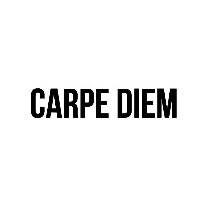 Модные наклейки для автомобиля Carpe Diem графические аксессуары украшения