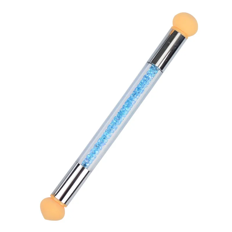 2 насадки губка для дизайна ногтей градиентная кисть акриловый Гель лак