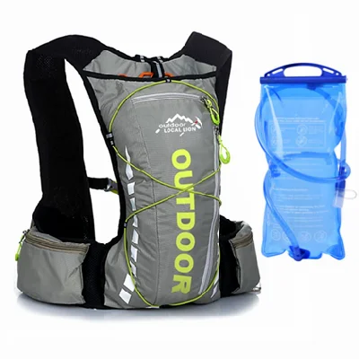 with water bag 10л водонепроницаемый велосипедный рюкзак для мужчин и женщин MTB велосипед с сумкой для воды альпинистский Велоспорт Туризм кемпинг гидратация Велоспорт рюкзак - Цвет: with water bag