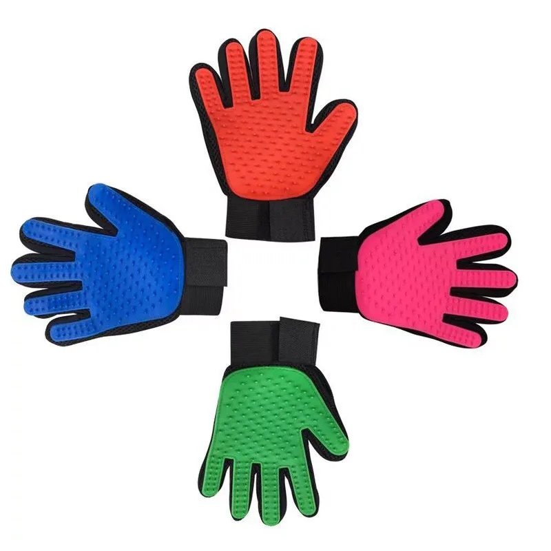 Silicone Pet Glove Grooming Pet Gloves Cat Grooming Dog Hair Brush Comb Massage Clean Cats Dogs Hair Removal Deshedding (6)