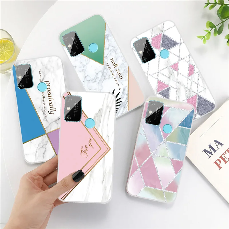 

Anti-knock Transparent Marble TPU Phone Case For Huawei Honor 4A 4C 4X 5A 5C 5X 6A 6X 7A 7C 7X Clear Silicone Soft Back Cover