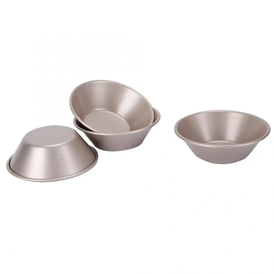8PcsEgg Baking Mold Household Kitchen Non-Stick Round Egg Tart Mold Reusable Cake Cookie Mold Baking Tool