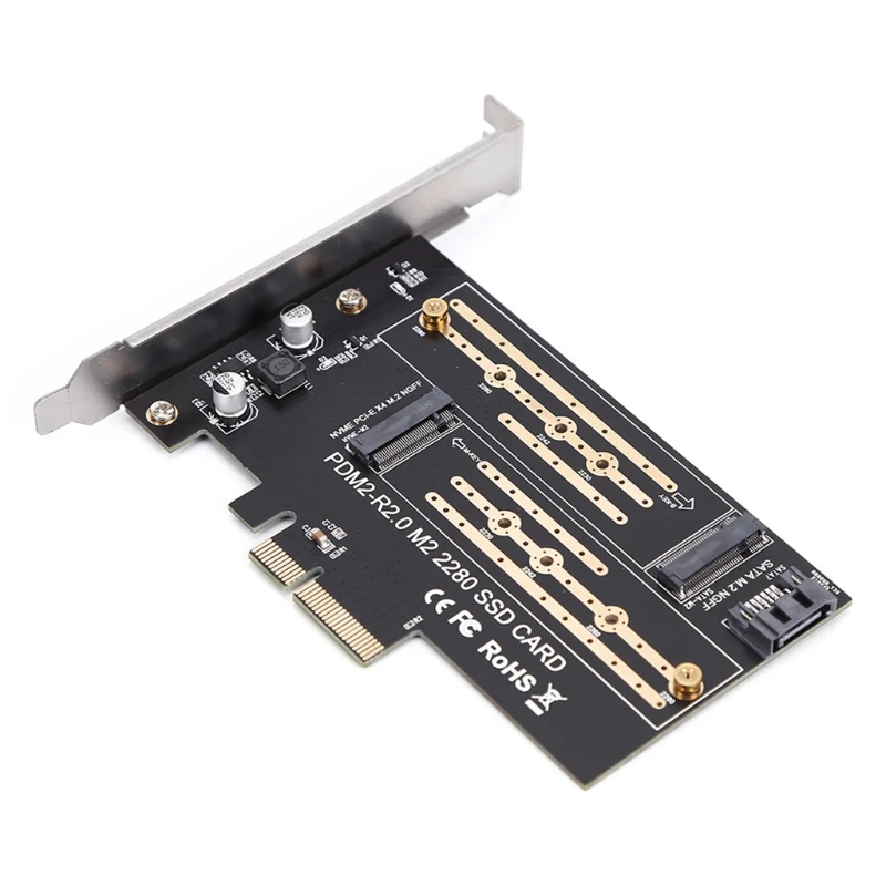 

Q1JF M.2 NVMe SSD Ngff To Pcie 3.0 X4 Adapter M Key B Key Interface Expansion Card