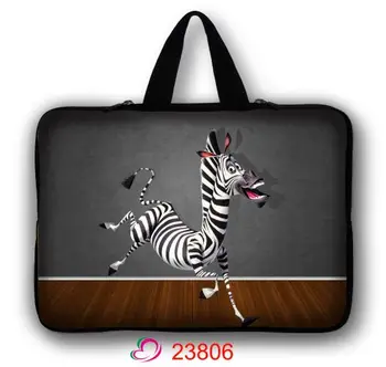 

Cartoon Zebra Notebook Laptop Sleeve Bag For Macbook Pro Retina 12 13 15 14 17 Sleeve Laptop Case For Xiaomi Air 13.3 15.6 Cover