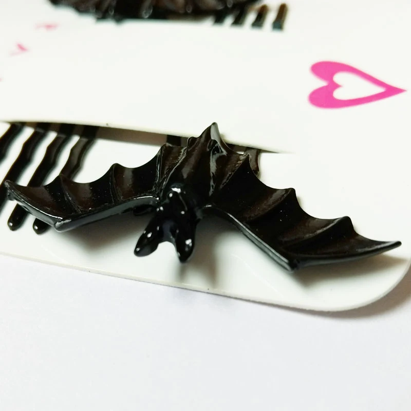 Black Bat Hairpin Image 5