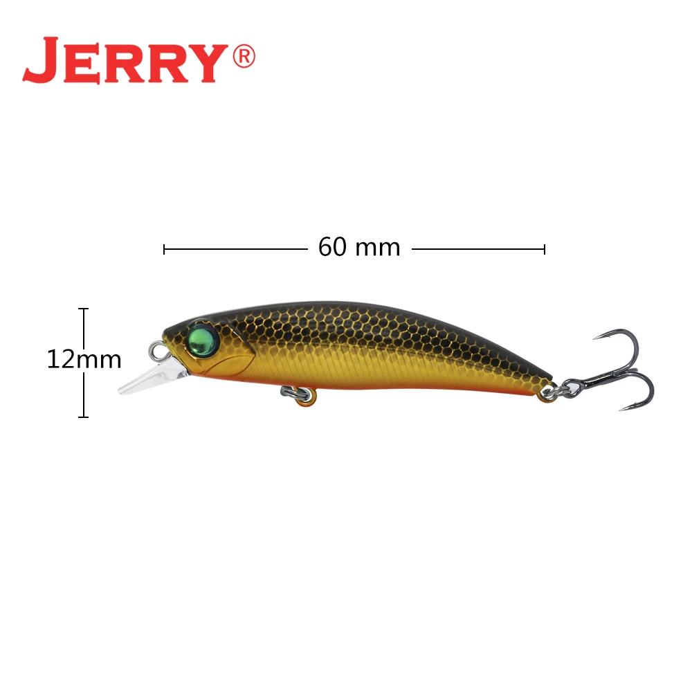 Jerry Mariner Crank Wobblers Deep Diving Fishing Lure 6cm 7g Sinking Bass  Pike Lures Sea Boat Artificial Bait