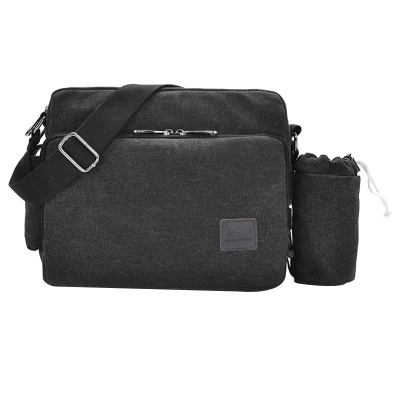 

Postman Bag Multi-Pocket Shoulder Bag Wallet Canvas Multifunctional Messenger Bag Handbag Travel Coin Purse
