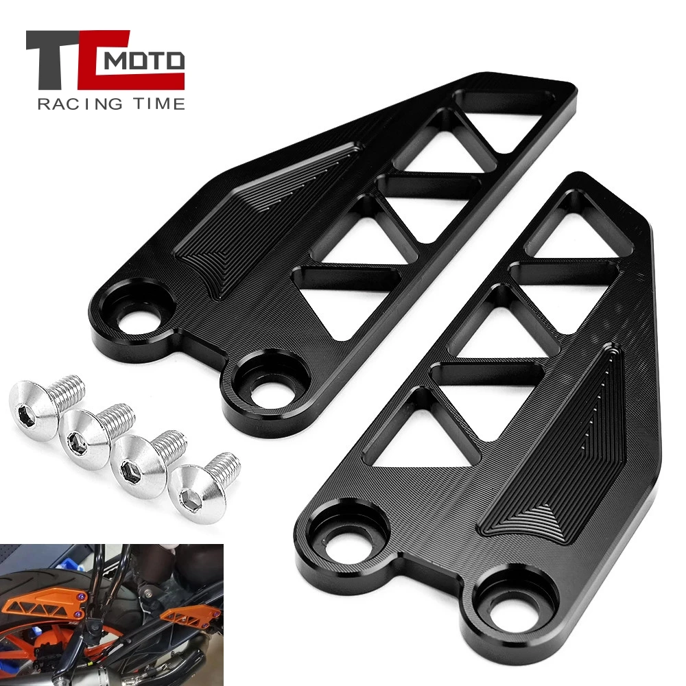Motorcycle Front Footpeg Protection Cover – CNC Aluminum Heel Guard For Kawasaki Ninja 650, Z650, Z650RS (2018-2025, Black)