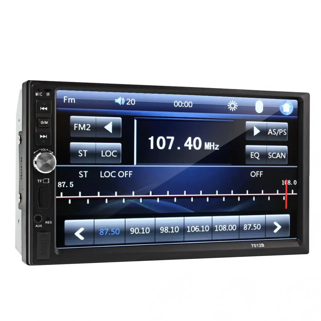 7012B 7 Inch Bluetooth TFT Screen Car Audio Stereo MP5 Player 12V Auto 2-Din Support AUX FM USB SD MMC New