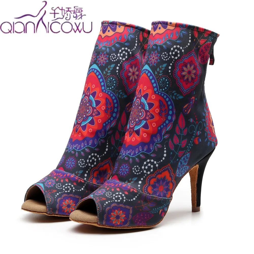 Женские ботинки для танцев сальса джаза бальных лета 1051|Обувь танцев| |