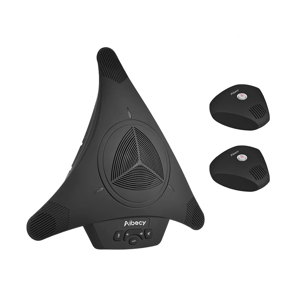 Aibecy MST-X3 EX USB микрофон конференц-связи Громкая связь с 2 расширенным микрофоном 8 м аудио звукосниматель Поддержка Skype, MSN QQ