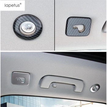 

Lapetus Accessories For Audi Q5 2018 2019 2020 ABS Roof Top Hook Panel + Upper Roof Reading Lights Lamp Frame Molding Cover Trim