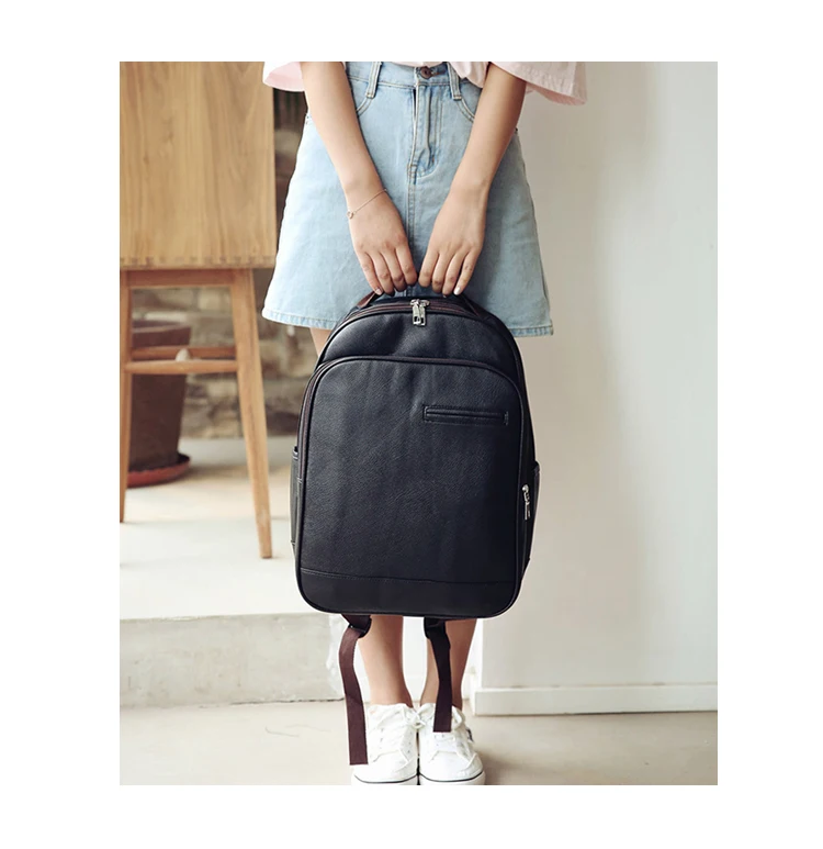 Рюкзак мужской модный тренд Студенческая сумка Корейская повседневная женская сумка для компьютера большая емкость дорожные сумки